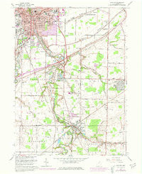 Grafton Ohio Historical topographic map, 1:24000 scale, 7.5 X 7.5 Minute, Year 1963