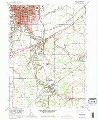 Grafton Ohio Historical topographic map, 1:24000 scale, 7.5 X 7.5 Minute, Year 1963