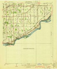 Grand Rapids Ohio Historical topographic map, 1:31680 scale, 7.5 X 7.5 Minute, Year 1940
