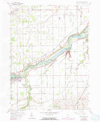 Grand Rapids Ohio Historical topographic map, 1:24000 scale, 7.5 X 7.5 Minute, Year 1958