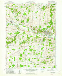 Granville Ohio Historical topographic map, 1:24000 scale, 7.5 X 7.5 Minute, Year 1961