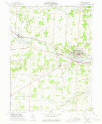 Granville Ohio Historical topographic map, 1:24000 scale, 7.5 X 7.5 Minute, Year 1961
