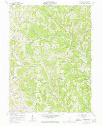 Graysville Ohio Historical topographic map, 1:24000 scale, 7.5 X 7.5 Minute, Year 1960