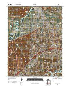 Greenhills Ohio Historical topographic map, 1:24000 scale, 7.5 X 7.5 Minute, Year 2010