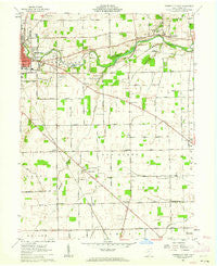 Greenville East Ohio Historical topographic map, 1:24000 scale, 7.5 X 7.5 Minute, Year 1961