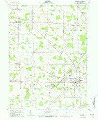 Greenwich Ohio Historical topographic map, 1:24000 scale, 7.5 X 7.5 Minute, Year 1960