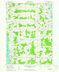Gustavus Ohio Historical topographic map, 1:24000 scale, 7.5 X 7.5 Minute, Year 1961