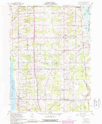 Gustavus Ohio Historical topographic map, 1:24000 scale, 7.5 X 7.5 Minute, Year 1961