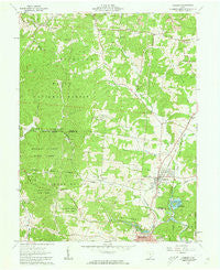 Hamden Ohio Historical topographic map, 1:24000 scale, 7.5 X 7.5 Minute, Year 1961