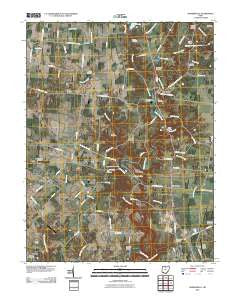 Hamersville Ohio Historical topographic map, 1:24000 scale, 7.5 X 7.5 Minute, Year 2010