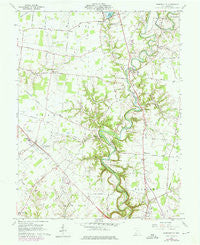 Hamersville Ohio Historical topographic map, 1:24000 scale, 7.5 X 7.5 Minute, Year 1960