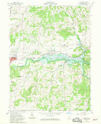 Hanover Ohio Historical topographic map, 1:24000 scale, 7.5 X 7.5 Minute, Year 1961