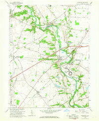 Harrisburg Ohio Historical topographic map, 1:24000 scale, 7.5 X 7.5 Minute, Year 1966