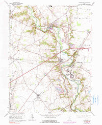 Harrisburg Ohio Historical topographic map, 1:24000 scale, 7.5 X 7.5 Minute, Year 1966