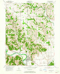 Harrison Ohio Historical topographic map, 1:24000 scale, 7.5 X 7.5 Minute, Year 1955