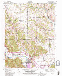 Harrison Ohio Historical topographic map, 1:24000 scale, 7.5 X 7.5 Minute, Year 1992