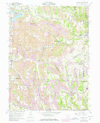 Harrisville Ohio Historical topographic map, 1:24000 scale, 7.5 X 7.5 Minute, Year 1960