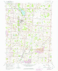 Hartville Ohio Historical topographic map, 1:24000 scale, 7.5 X 7.5 Minute, Year 1960