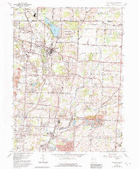 Hartville Ohio Historical topographic map, 1:24000 scale, 7.5 X 7.5 Minute, Year 1960