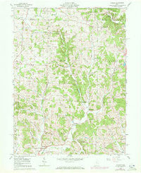 Hickman Ohio Historical topographic map, 1:24000 scale, 7.5 X 7.5 Minute, Year 1961