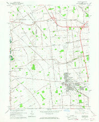 Hilliard Ohio Historical topographic map, 1:24000 scale, 7.5 X 7.5 Minute, Year 1966