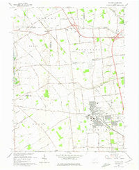 Hilliard Ohio Historical topographic map, 1:24000 scale, 7.5 X 7.5 Minute, Year 1966