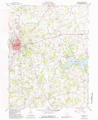 Hillsboro Ohio Historical topographic map, 1:24000 scale, 7.5 X 7.5 Minute, Year 1961