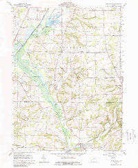 Holmesville Ohio Historical topographic map, 1:24000 scale, 7.5 X 7.5 Minute, Year 1961