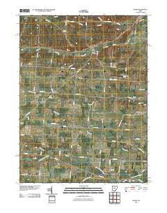 Homer Ohio Historical topographic map, 1:24000 scale, 7.5 X 7.5 Minute, Year 2010