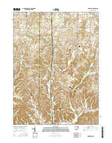 Homeworth Ohio Current topographic map, 1:24000 scale, 7.5 X 7.5 Minute, Year 2016