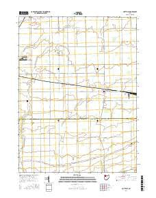 Hoytville Ohio Current topographic map, 1:24000 scale, 7.5 X 7.5 Minute, Year 2016