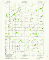 Hoytville Ohio Historical topographic map, 1:24000 scale, 7.5 X 7.5 Minute, Year 1960