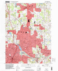 Hudson Ohio Historical topographic map, 1:24000 scale, 7.5 X 7.5 Minute, Year 1994