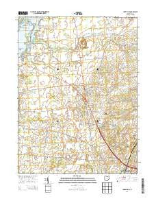 Huntsville Ohio Historical topographic map, 1:24000 scale, 7.5 X 7.5 Minute, Year 2013