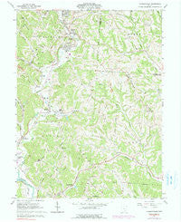 Jacksonville Ohio Historical topographic map, 1:24000 scale, 7.5 X 7.5 Minute, Year 1961