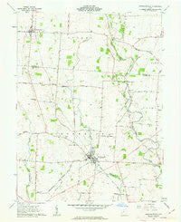 Jeffersonville Ohio Historical topographic map, 1:24000 scale, 7.5 X 7.5 Minute, Year 1961
