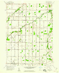 Jerry City Ohio Historical topographic map, 1:24000 scale, 7.5 X 7.5 Minute, Year 1958