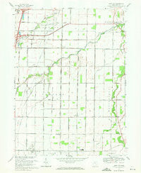 Jerry City Ohio Historical topographic map, 1:24000 scale, 7.5 X 7.5 Minute, Year 1969