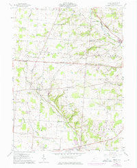 Jersey Ohio Historical topographic map, 1:24000 scale, 7.5 X 7.5 Minute, Year 1961