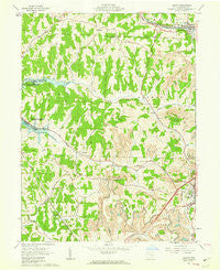 Jewett Ohio Historical topographic map, 1:24000 scale, 7.5 X 7.5 Minute, Year 1961