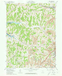 Jewett Ohio Historical topographic map, 1:24000 scale, 7.5 X 7.5 Minute, Year 1961
