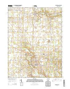 Johnstown Ohio Historical topographic map, 1:24000 scale, 7.5 X 7.5 Minute, Year 2013