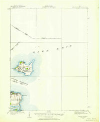 Kelleys Island Ohio Historical topographic map, 1:62500 scale, 15 X 15 Minute, Year 1916