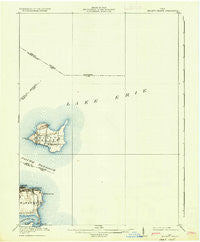 Kelleys Island Ohio Historical topographic map, 1:62500 scale, 15 X 15 Minute, Year 1919
