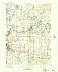 Kent Ohio Historical topographic map, 1:62500 scale, 15 X 15 Minute, Year 1906