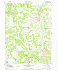 Killbuck Ohio Historical topographic map, 1:24000 scale, 7.5 X 7.5 Minute, Year 1962