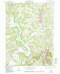 Killbuck Ohio Historical topographic map, 1:24000 scale, 7.5 X 7.5 Minute, Year 1962