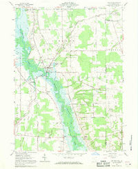 Kinsman Ohio Historical topographic map, 1:24000 scale, 7.5 X 7.5 Minute, Year 1961
