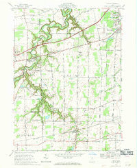 Kipton Ohio Historical topographic map, 1:24000 scale, 7.5 X 7.5 Minute, Year 1969