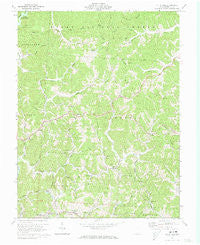 Kitts Hill Ohio Historical topographic map, 1:24000 scale, 7.5 X 7.5 Minute, Year 1972